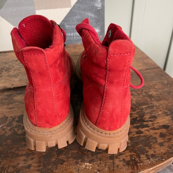Aerosoles Red suede Boot - Picture 2 of 5